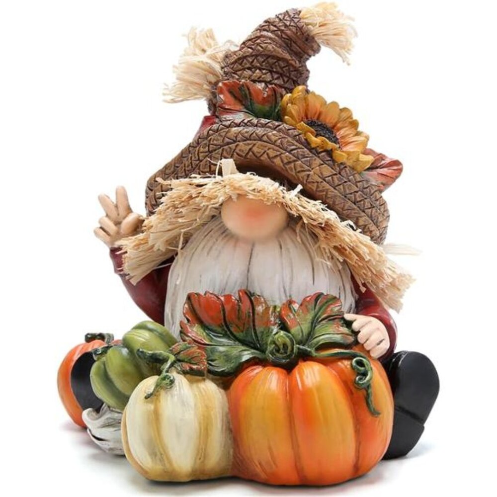 Hodao Handmade Swedish Tomte Gnomes Elf for Fall Thanksgiving Decor Gift -